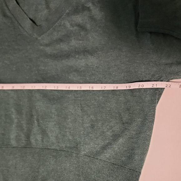 a new day Women's V-Neck Sweater - Dark Green - Picture 3 of 8